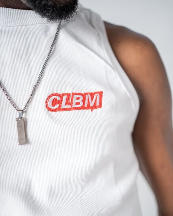 CLBM White Sleeveless Tank Top - Image 5