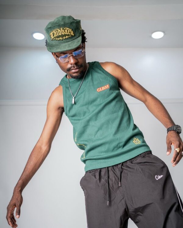 CLBM Green Sleeveless Tank Top - Image 2