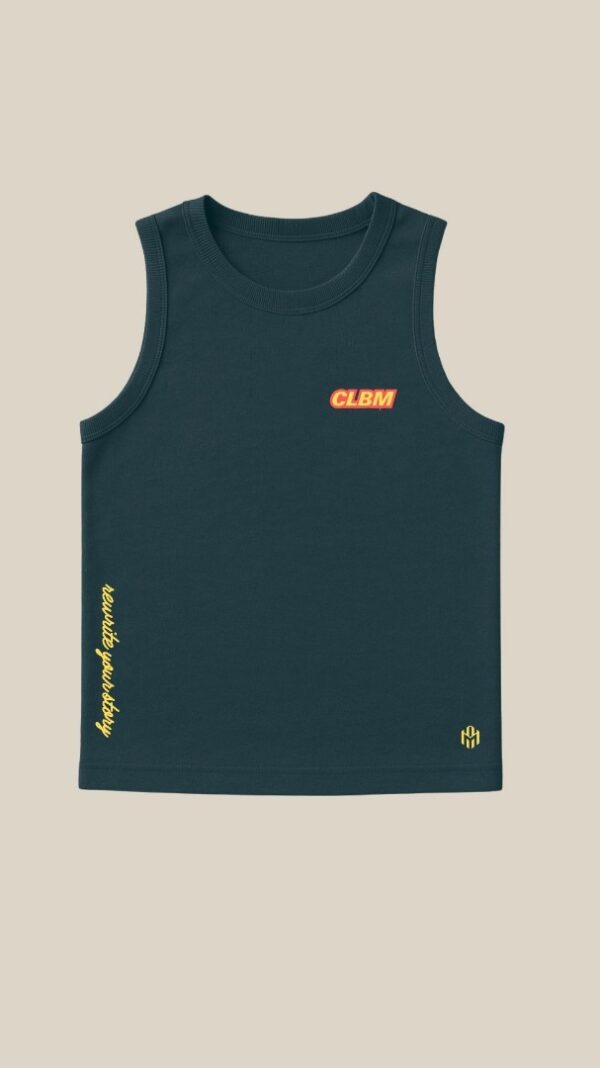 CLBM Green Sleeveless Tank Top