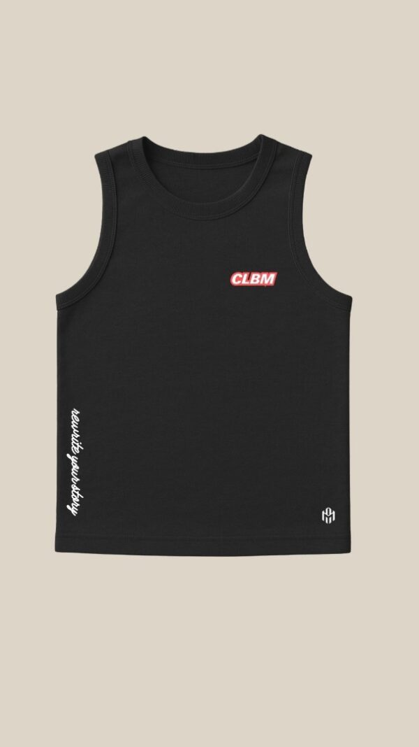 CLBM Black Sleeveless Tank Top
