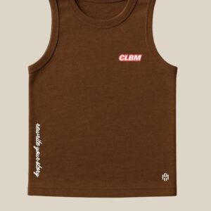 CLBM Brown Sleeveless Tank Top