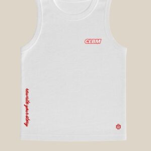 CLBM White Sleeveless Tank Top